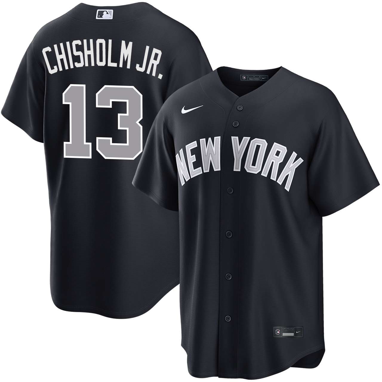 NIKE ニューヨークヤンキース ユニフォーム #13 M Jazz Chisholm Jr. New York Yankees Alternate Road Jersey by NIKE