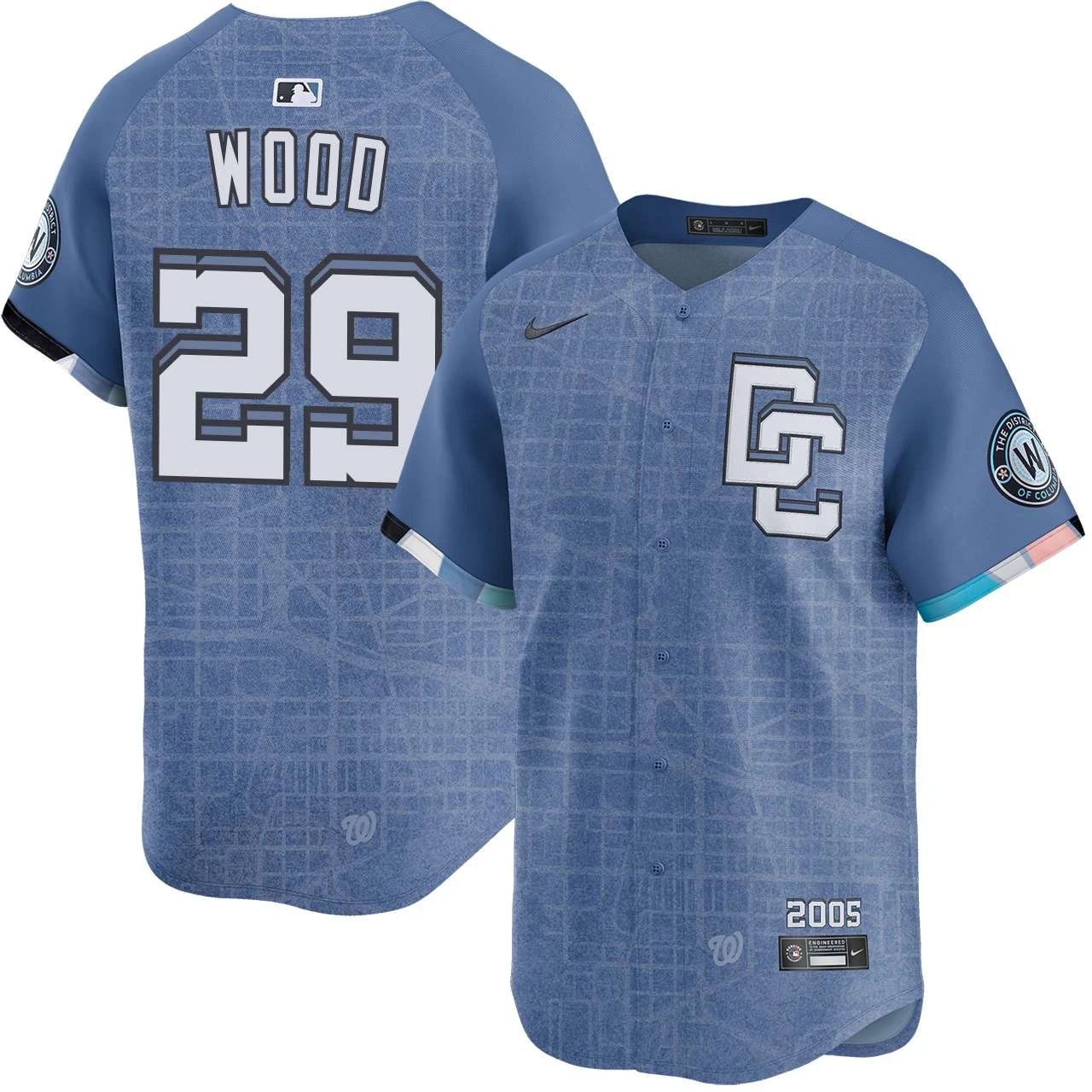James Wood Washington Nationals City Connect Limited Jersey by