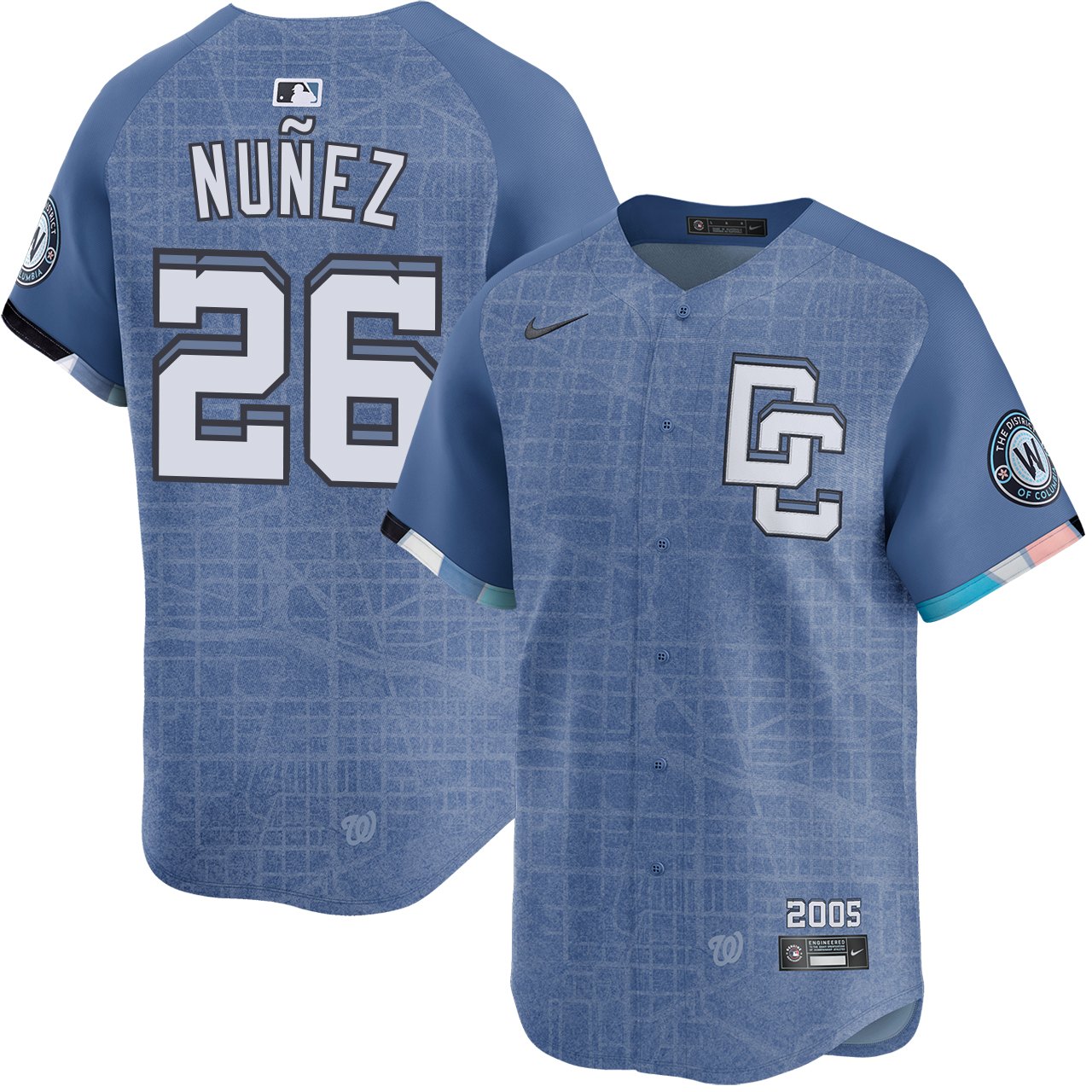 Nasim Nuñez Washington Nationals City Connect Limited Jersey by