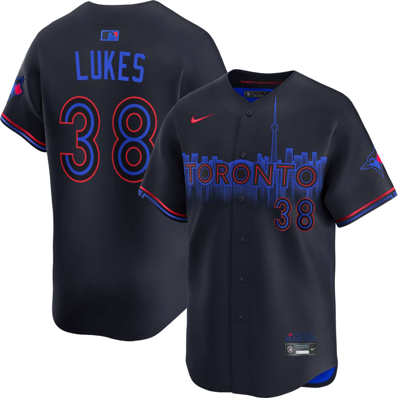 Nathan Lukes Toronto Blue Jays City Connect Limited Jersey by NIKE