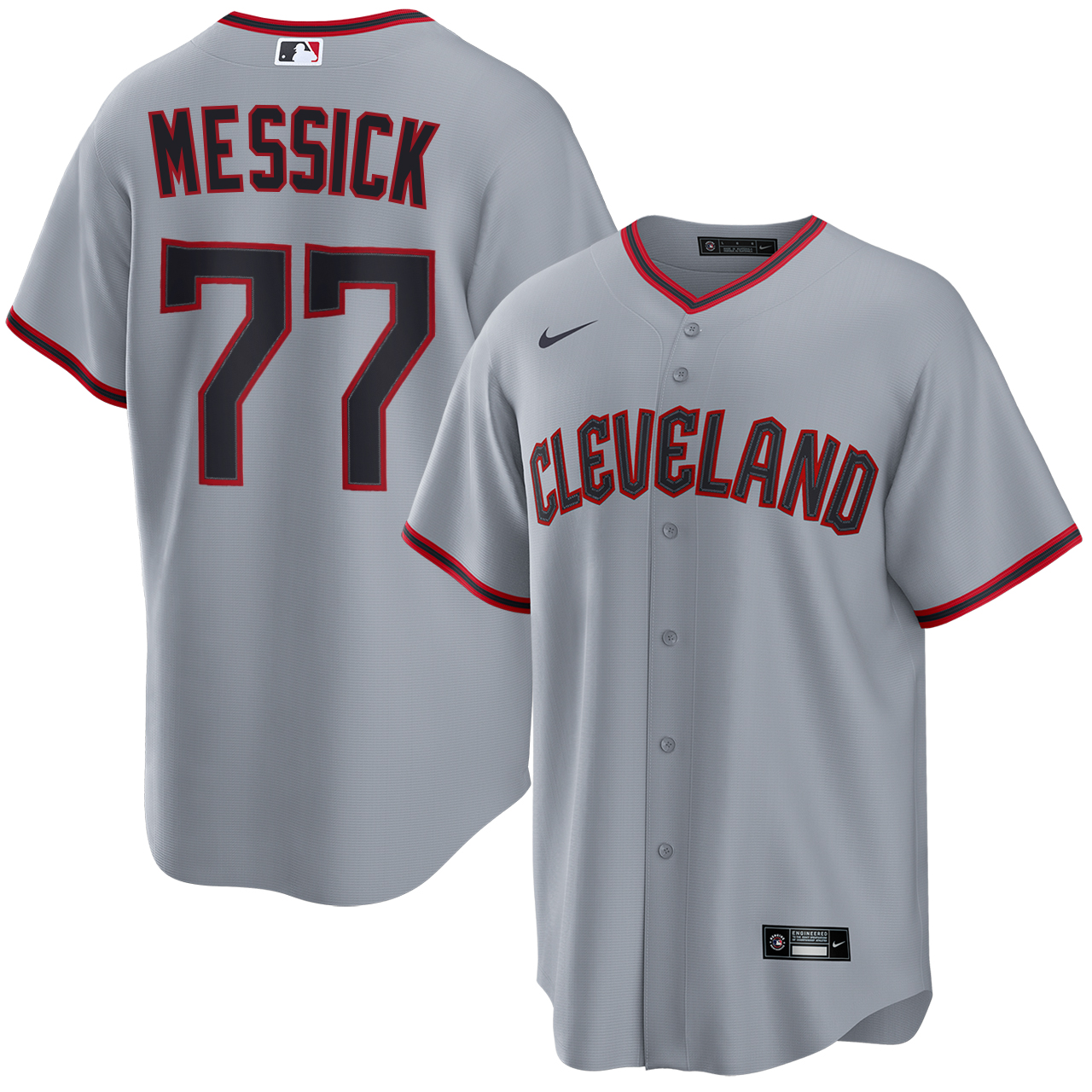 Parker Messick Cleveland Guardians Road Jersey by NIKE® | Official