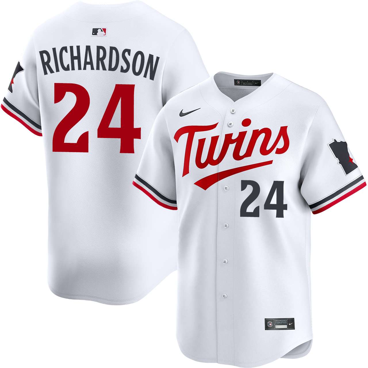 Simeon Woods Richardson Minnesota Twins Home Limited Jersey by