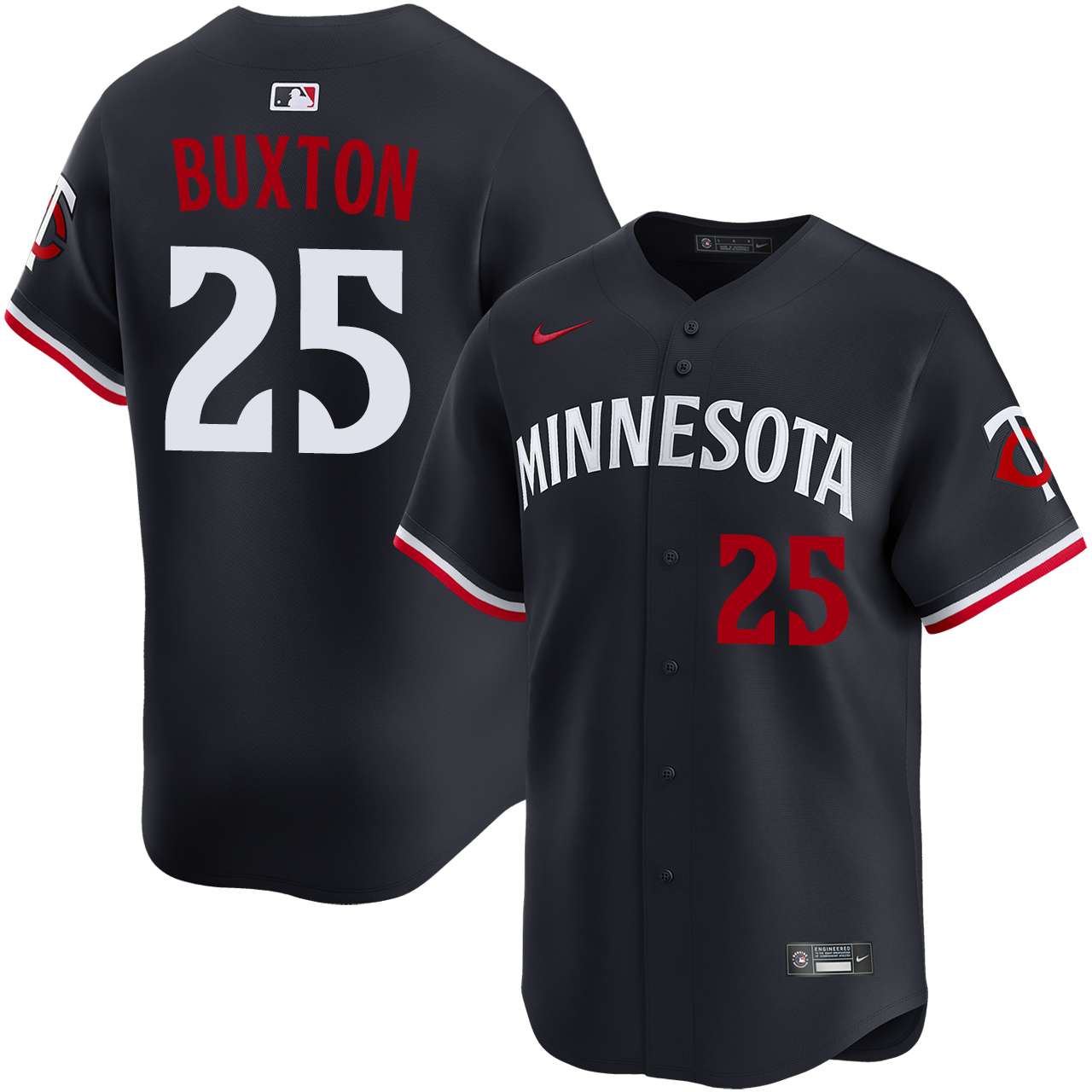 Byron Buxton Minnesota Twins Alternate Navy Limited Jersey by NIKE
