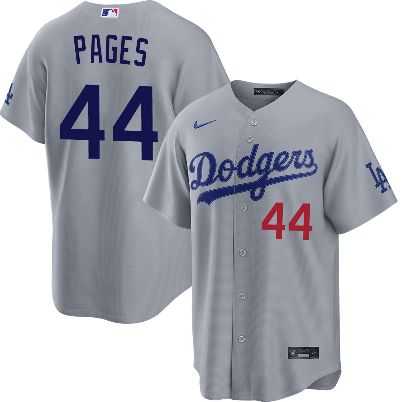 Andy Pages Los Angeles Dodgers Road Stadium Jersey by NIKE