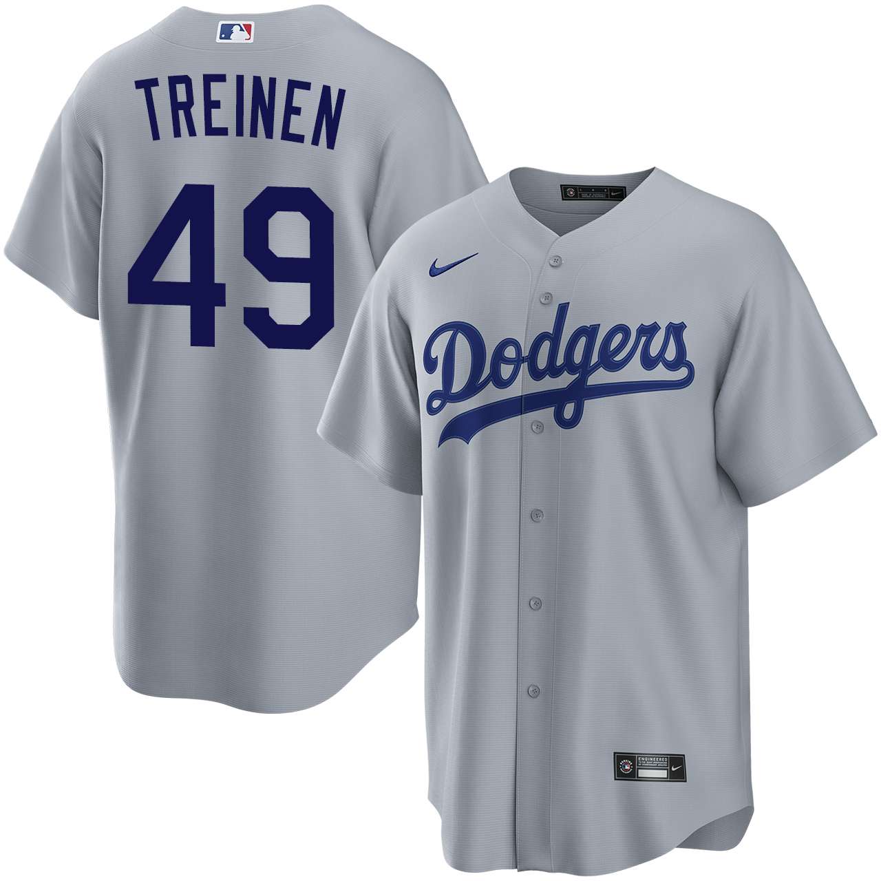 Blake Treinen Los Angeles Dodgers 2026 Road Jersey by NIKE