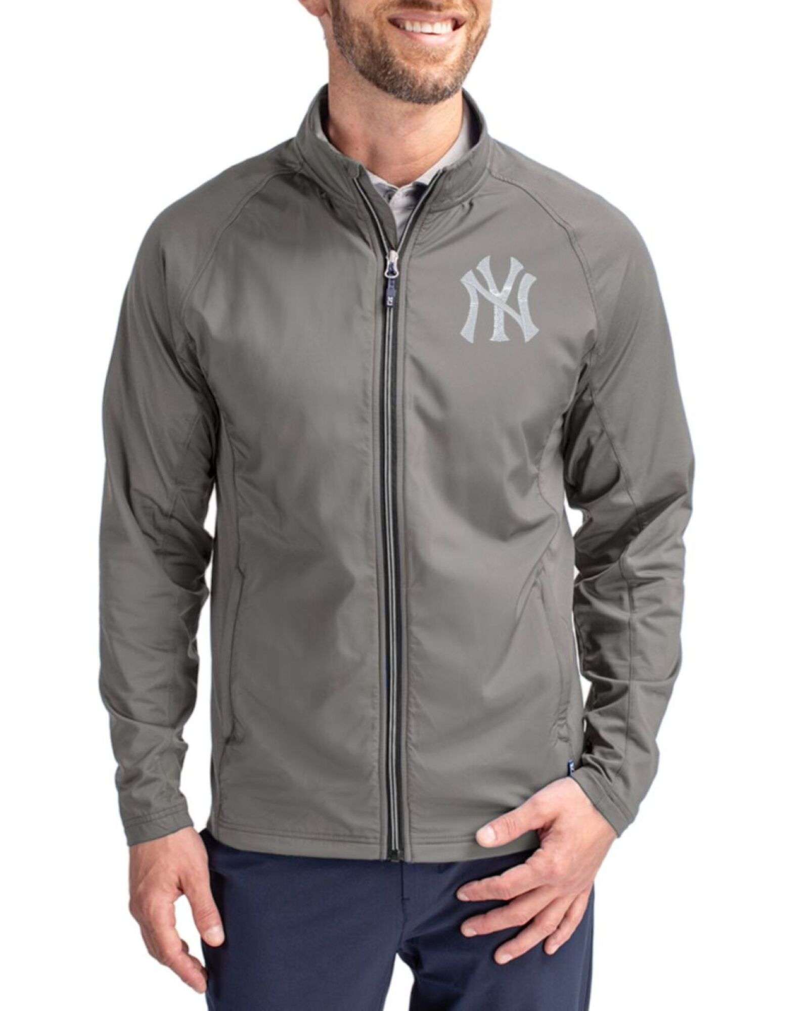New York Yankees Elemental Grey Adapt Soft Knit Stretch Hybrid