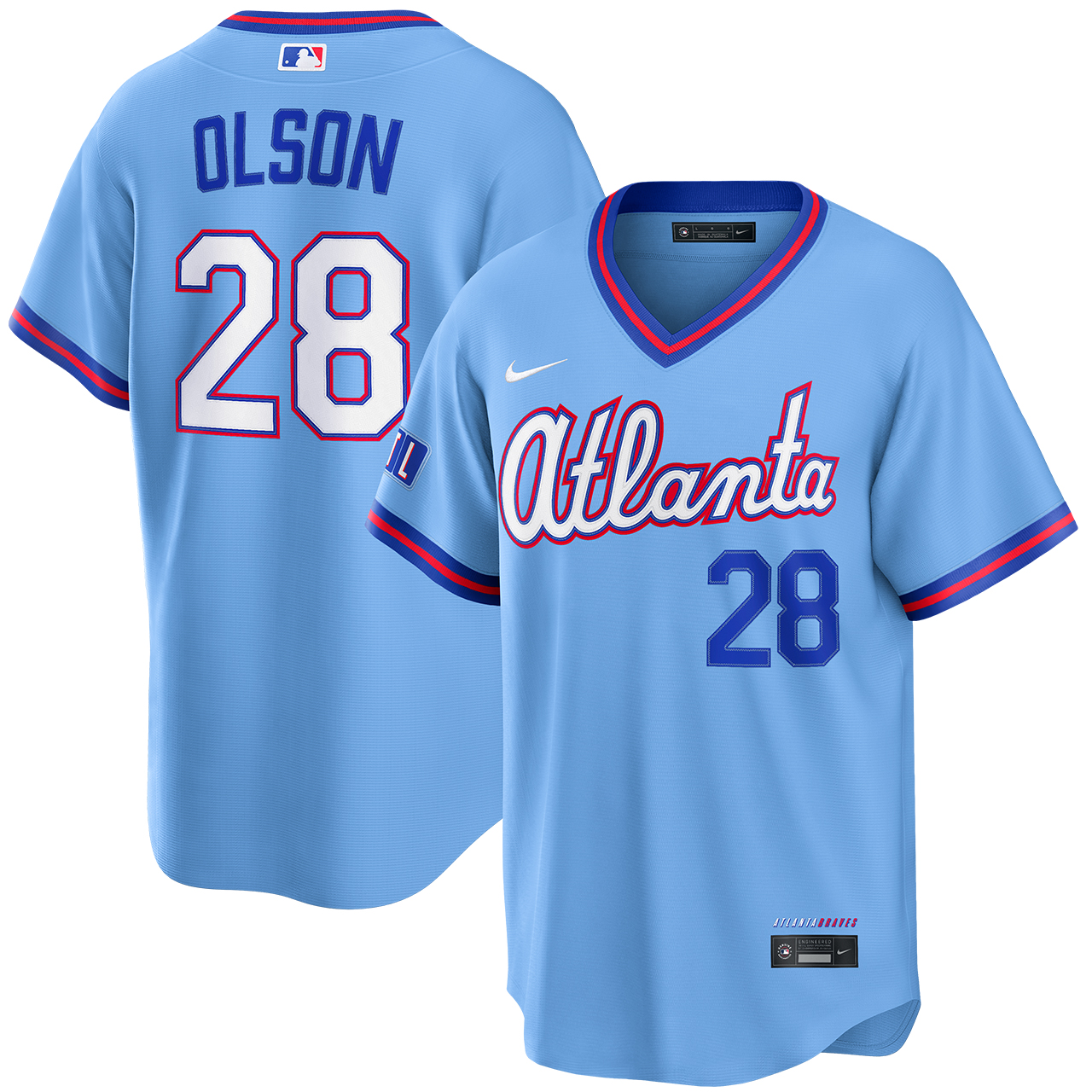 Matt Olson Atlanta Braves Powder Blue 2026 City Connect Stadium