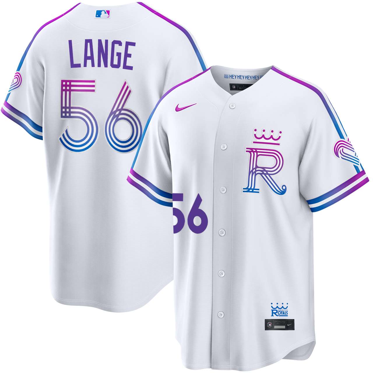 Alex Lange Kansas City Royals White 2026 City Connect Jersey by