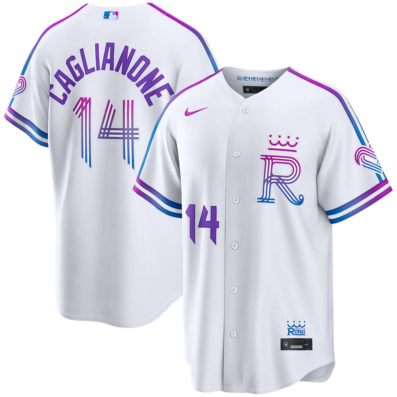 Jac Caglianone Kansas City Royals White 2026 City Connect Jersey
