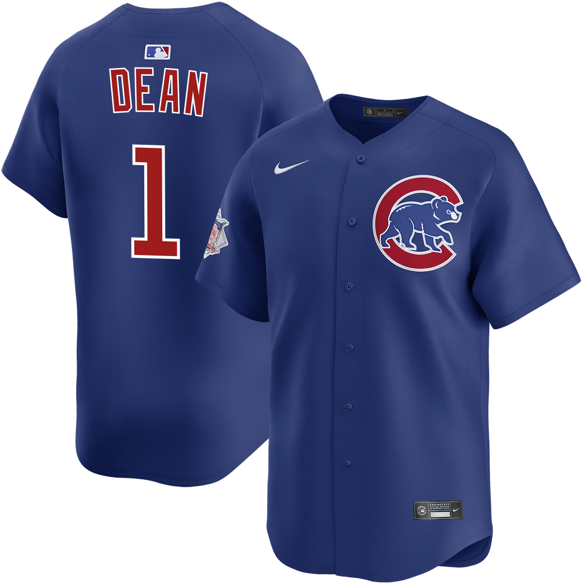 Justin Dean Chicago Cubs Alternate Royal Limited Jersey by NIKE