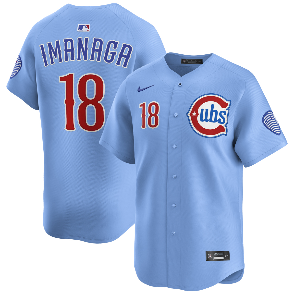 応援グッズ Nike Chicago Cubs Imanaga 18 Jersey XL Shōta Imanaga Chicago Cubs Alternate Blues Limited Jersey by NIKE