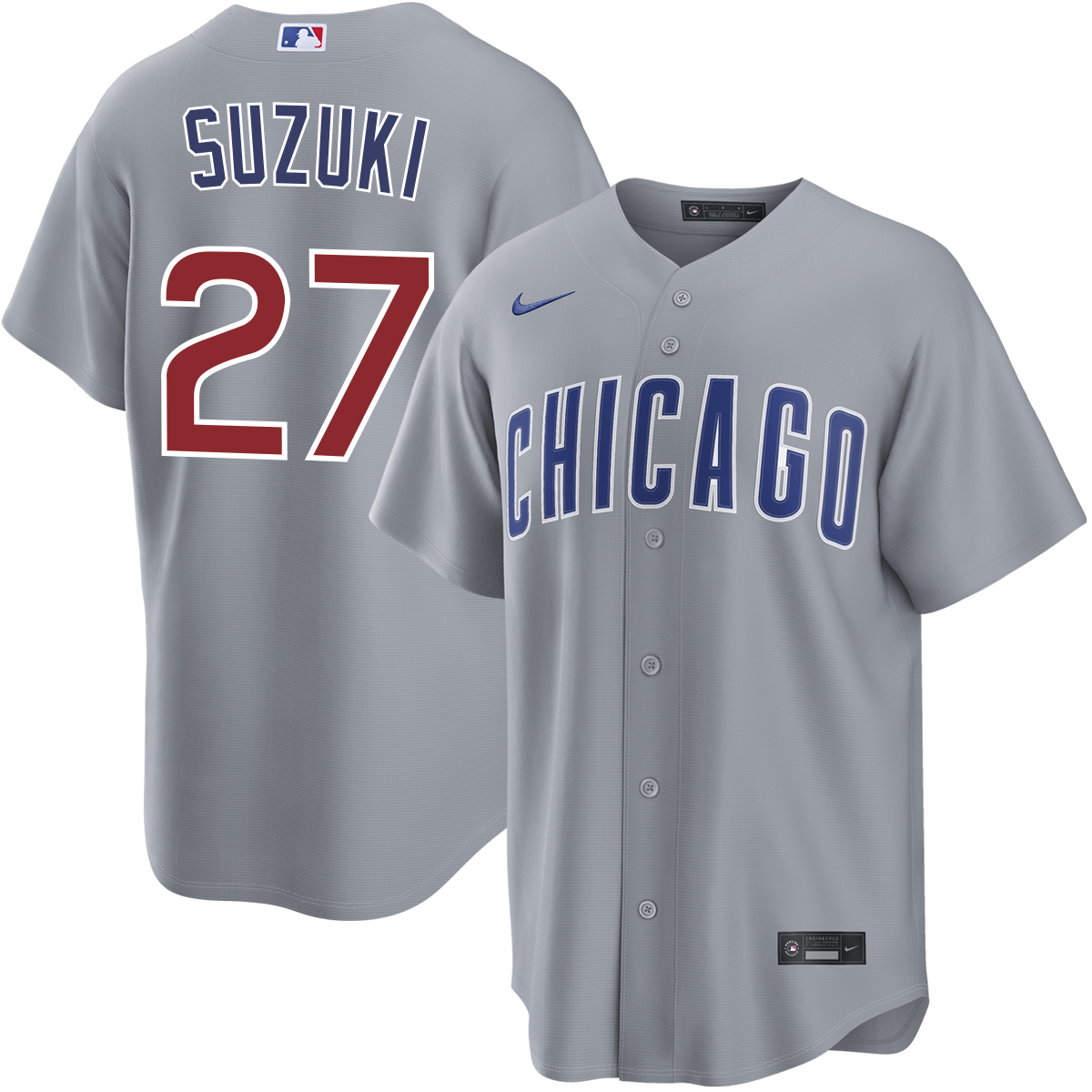 Seiya Suzuki Chicago Cubs Road Jersey by NIKE® | Official MLB®