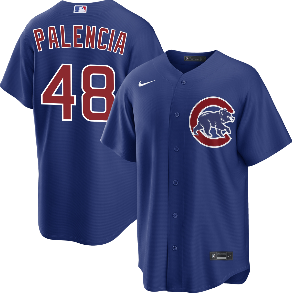 Daniel Palencia Chicago Cubs Alternate Royal Jersey by NIKE