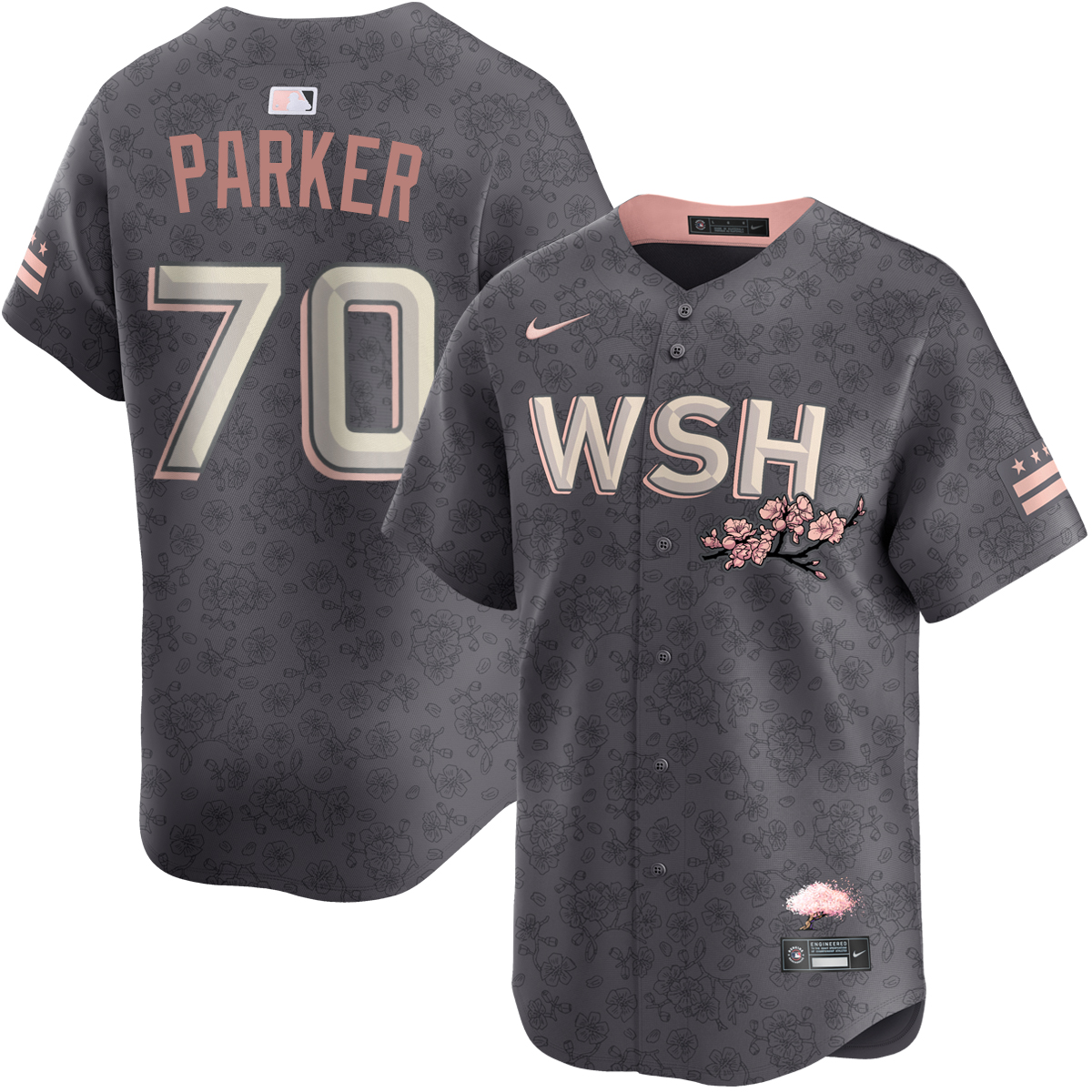 Mitchell Parker Washington Nationals Cherry Blossom City Connect