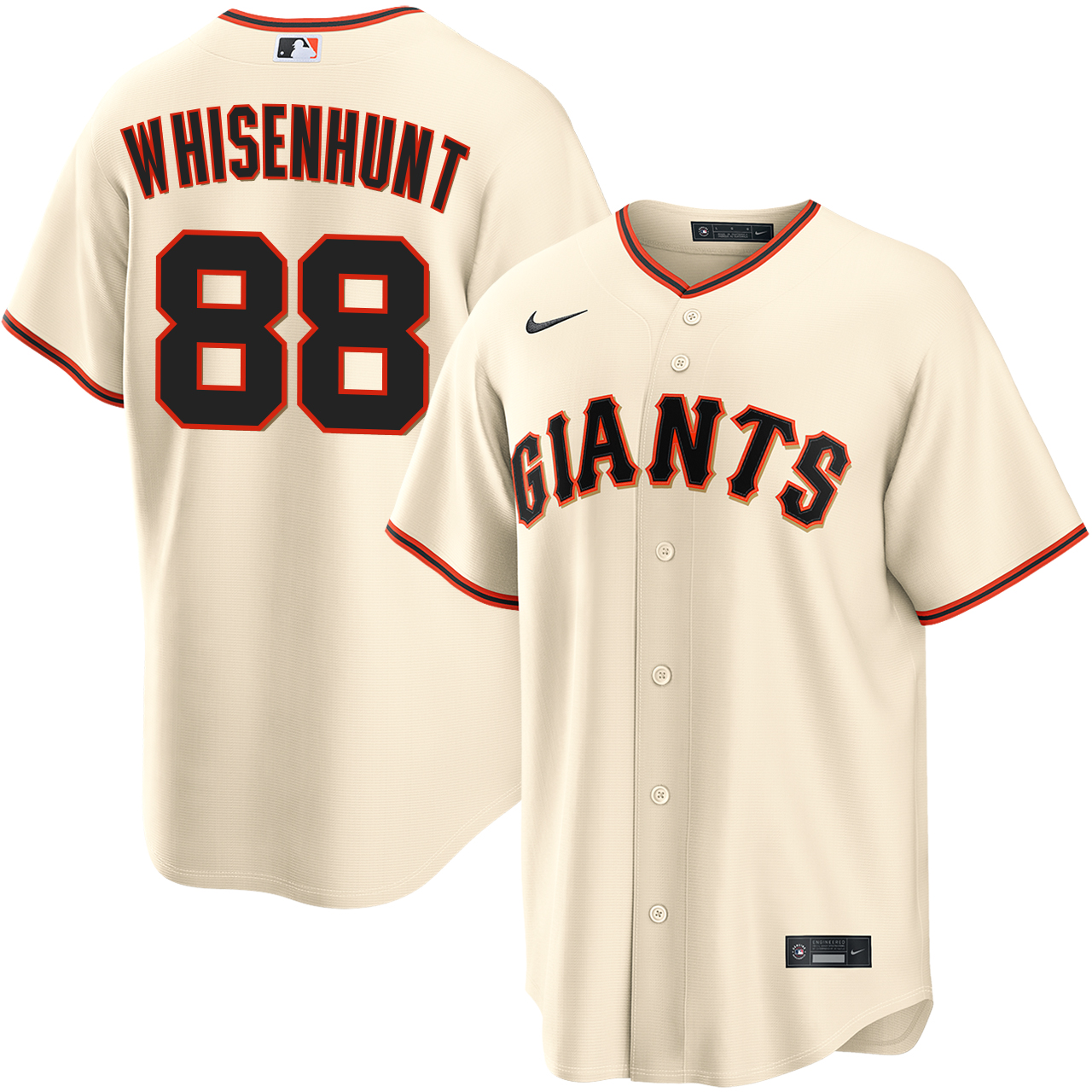 Carson Whisenhunt San Francisco Giants Home Jersey by NIKE