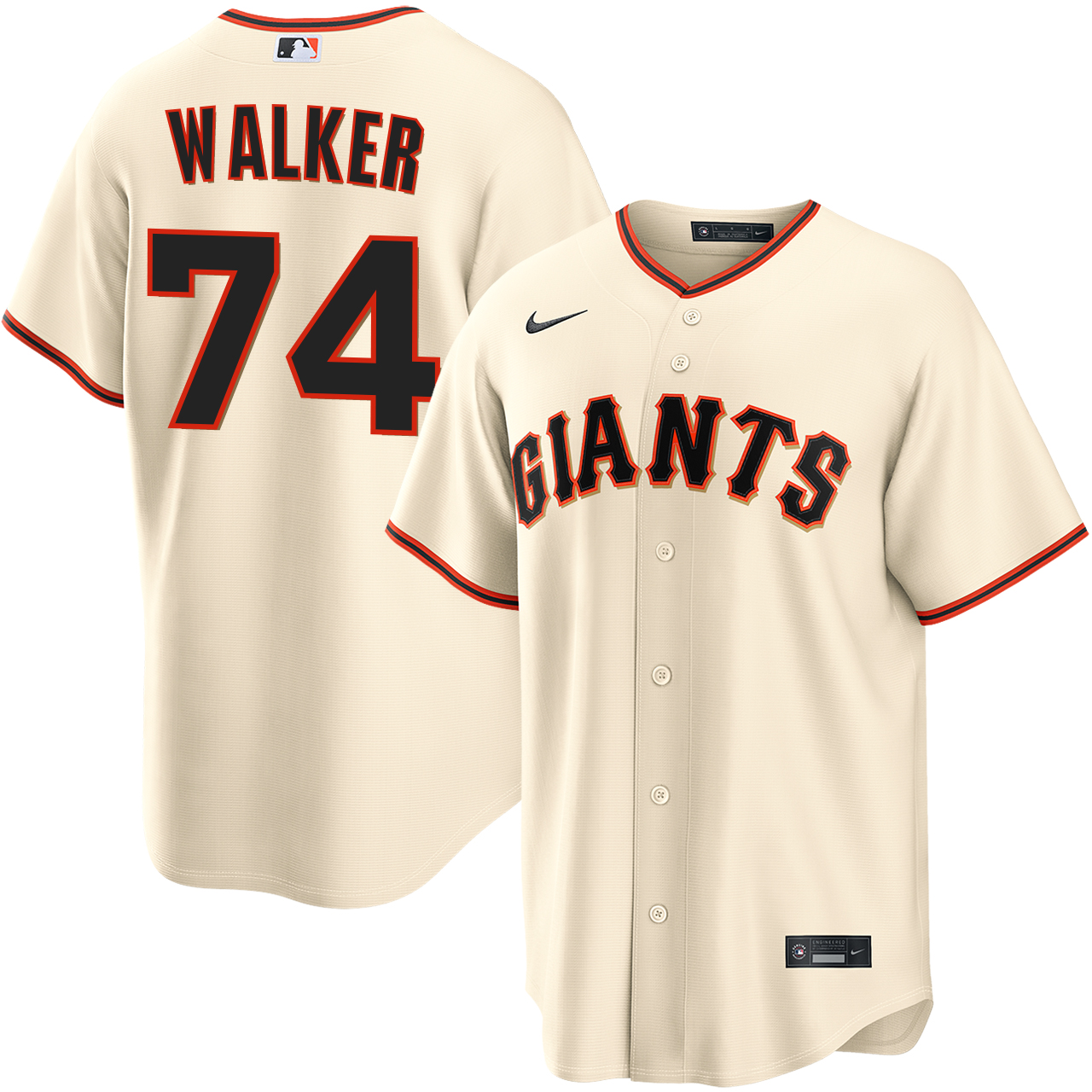 Ryan Walker San Francisco Giants Home Jersey by NIKE® | Official MLB®