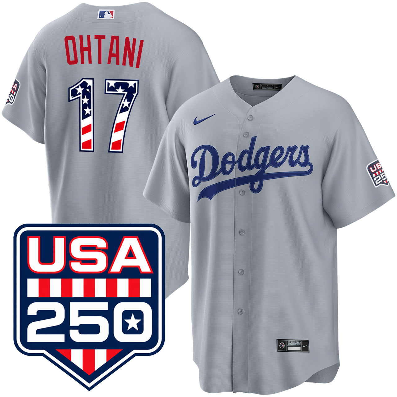 Shohei Ohtani Los Angeles Dodgers USA 250 Fourth of July Road