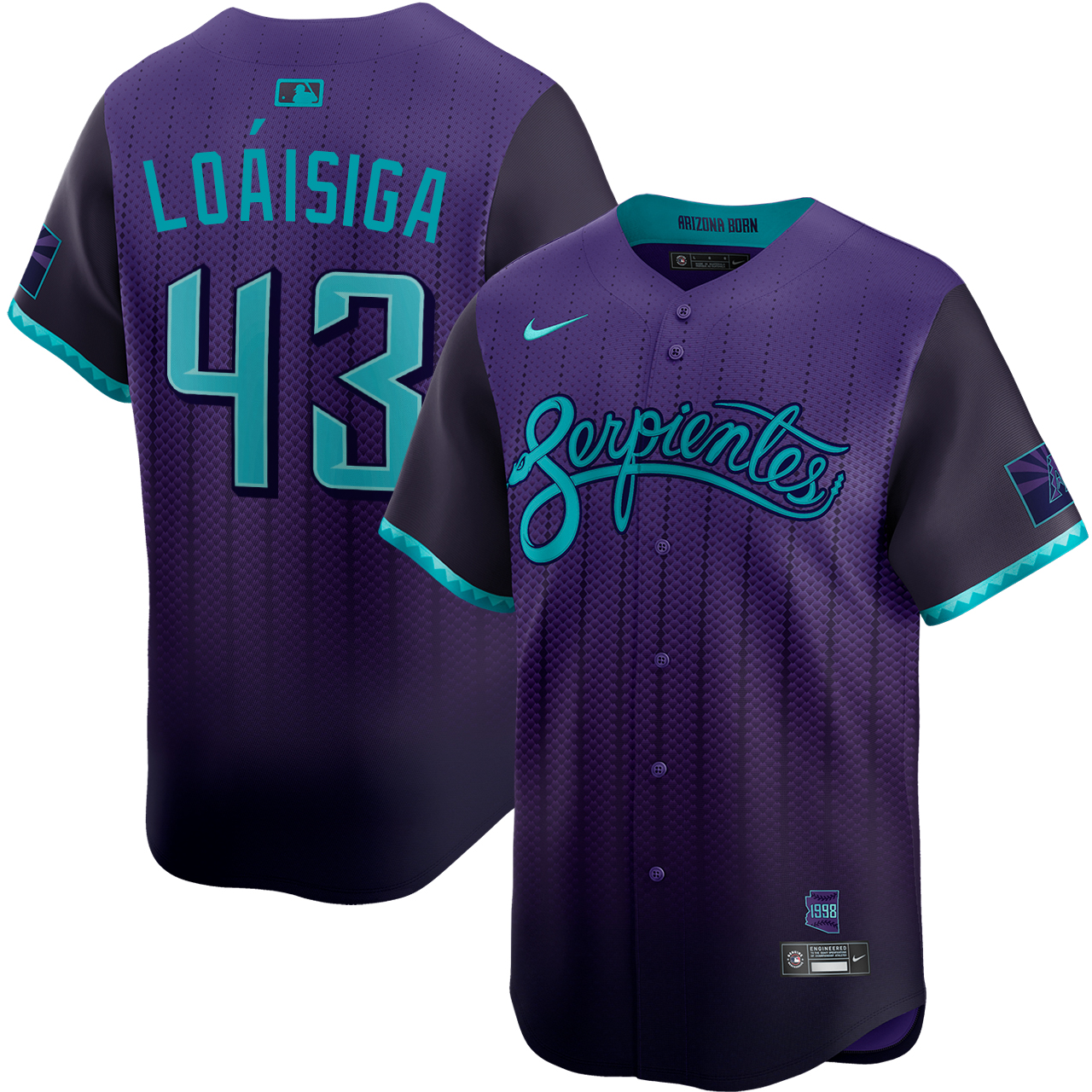 Jonathan Loáisiga Arizona Diamondbacks City Connect Limited Jersey