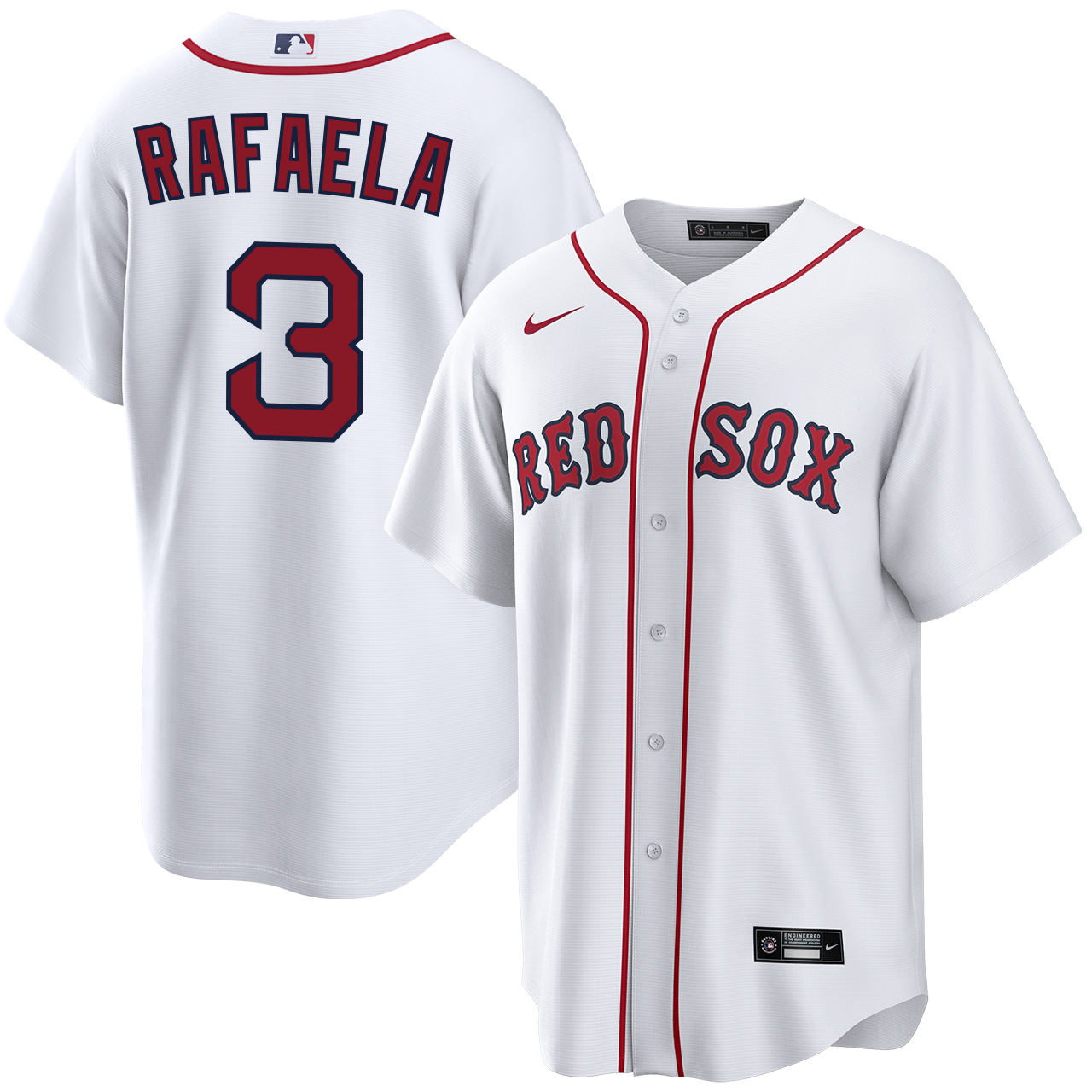【激レア】VONDS市原 選手支給品 実使用ユニフォーム #34 レナチーニョ Ceddanne Rafaela Boston Red Sox Home Jersey by NIKE® | Official MLB®