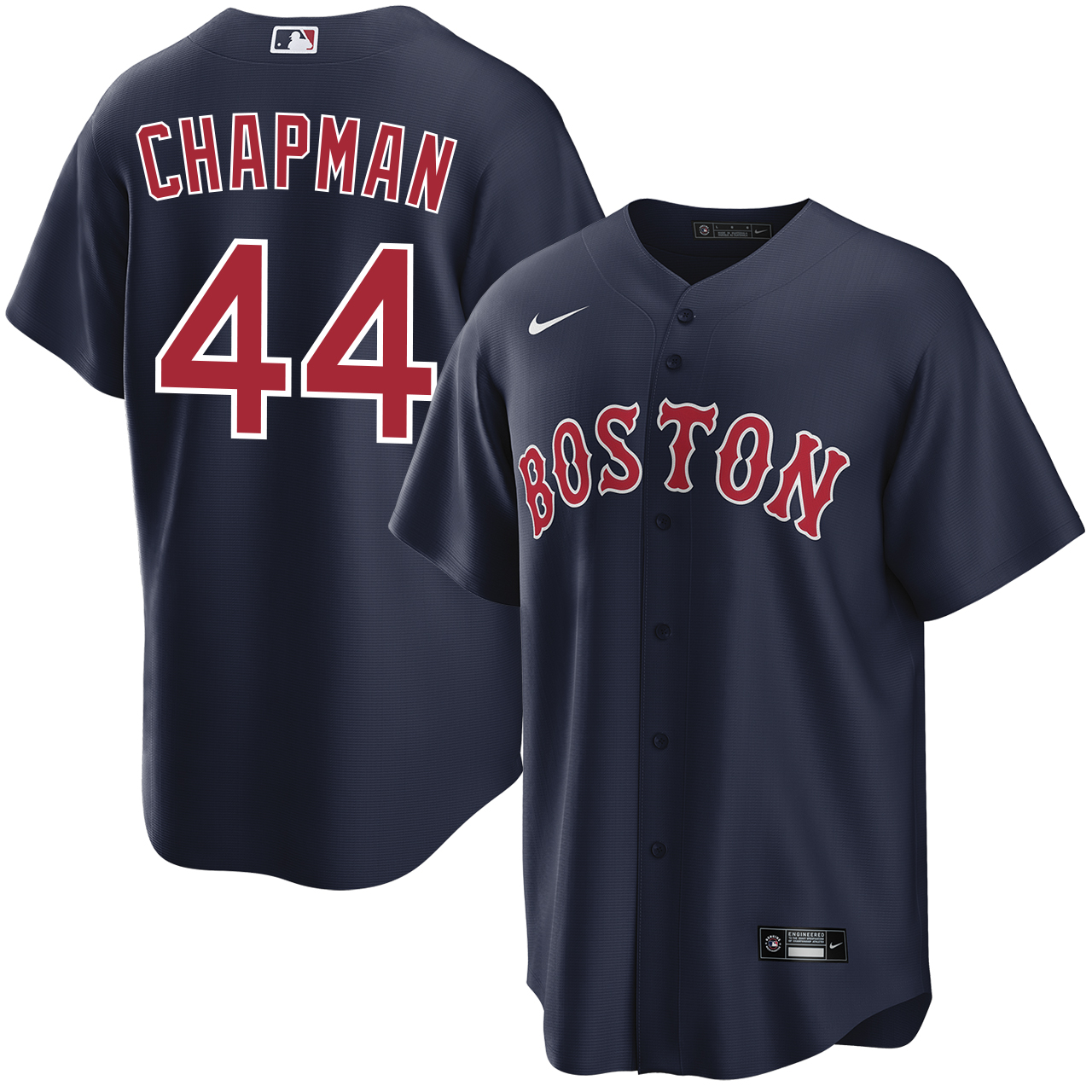 Aroldis Chapman Boston Red Sox Alternate Navy Jersey by NIKE