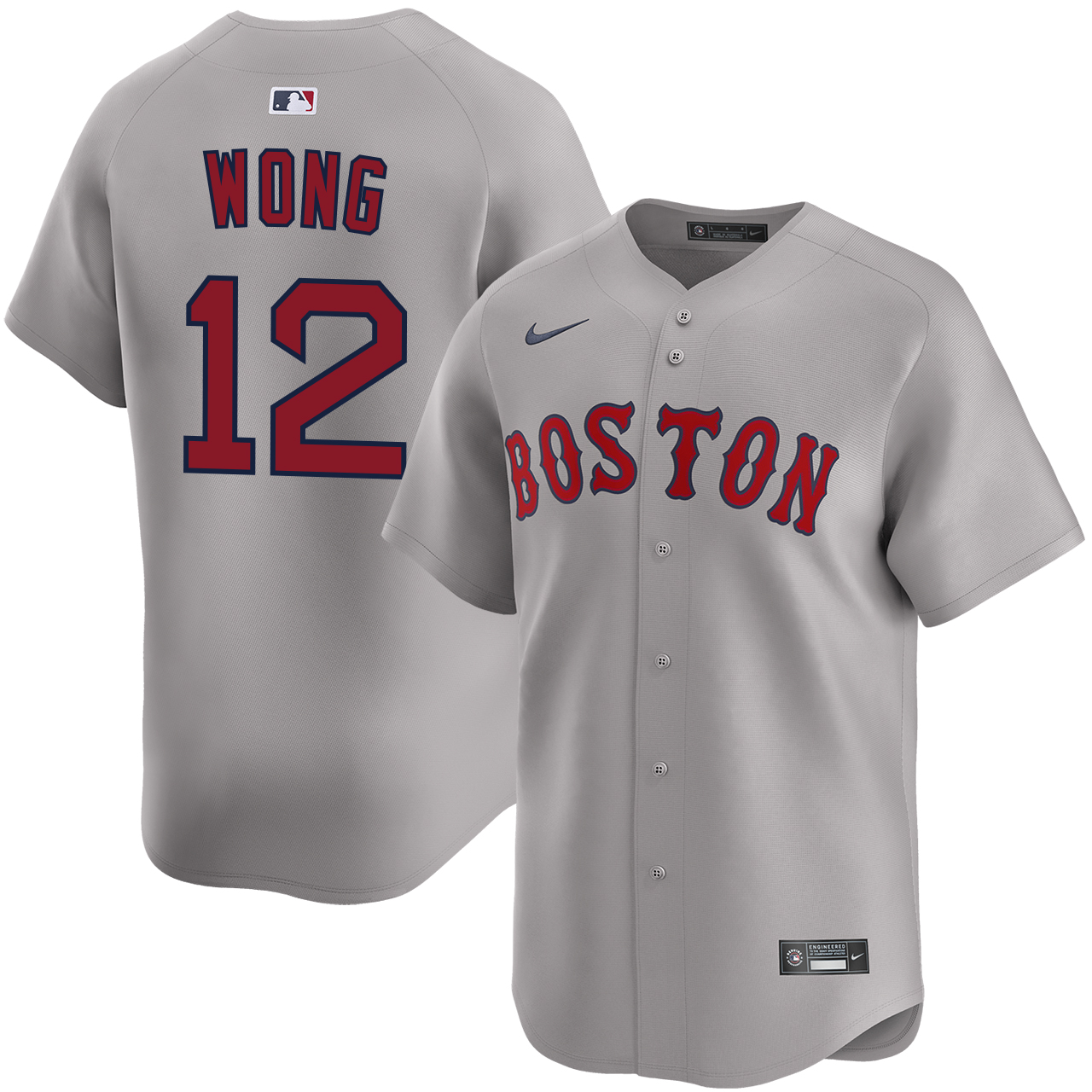 Connor Wong Boston Red Sox Road Limited Jersey by NIKE® | Official