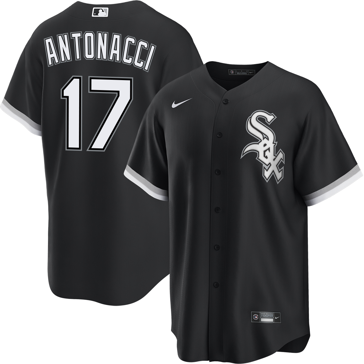 Sam Antonacci Chicago White Sox Alternate Black Jersey by NIKE