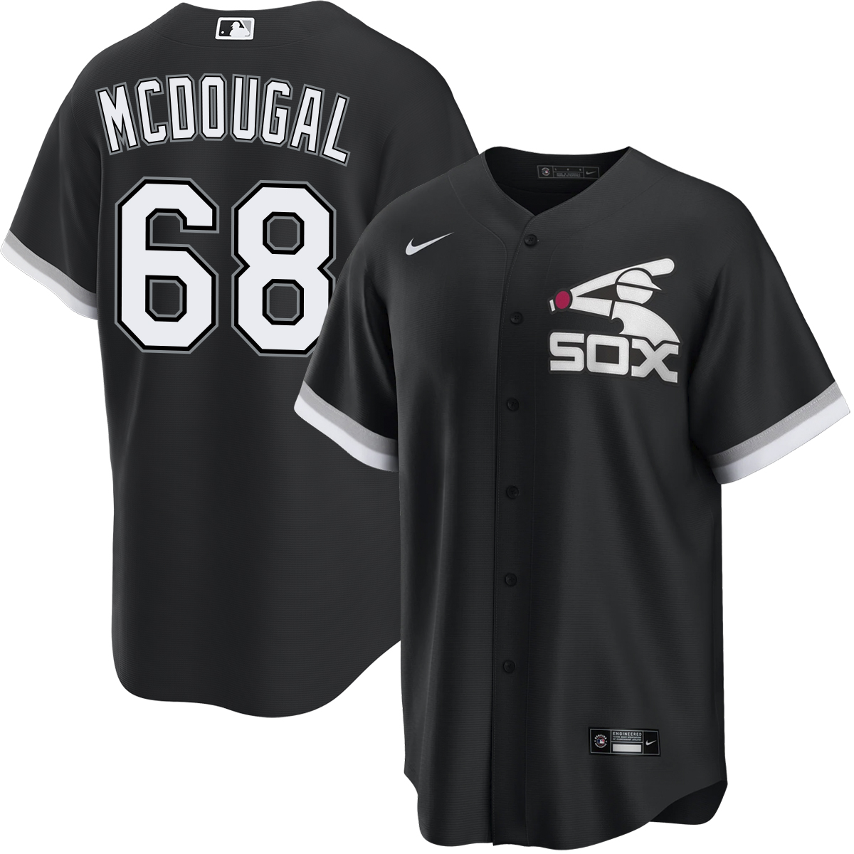 マートン　ユニフォーム　O Tanner McDougal Chicago White Sox Batterman Jersey by NIKE