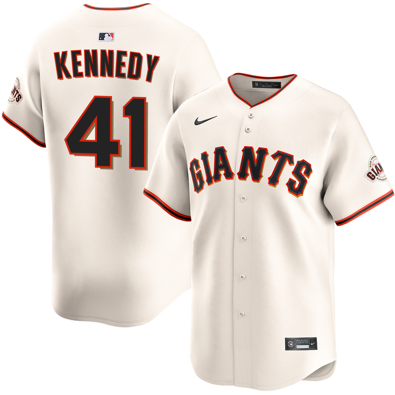 Buddy Kennedy San Francisco Giants Home Limited Jersey by NIKE