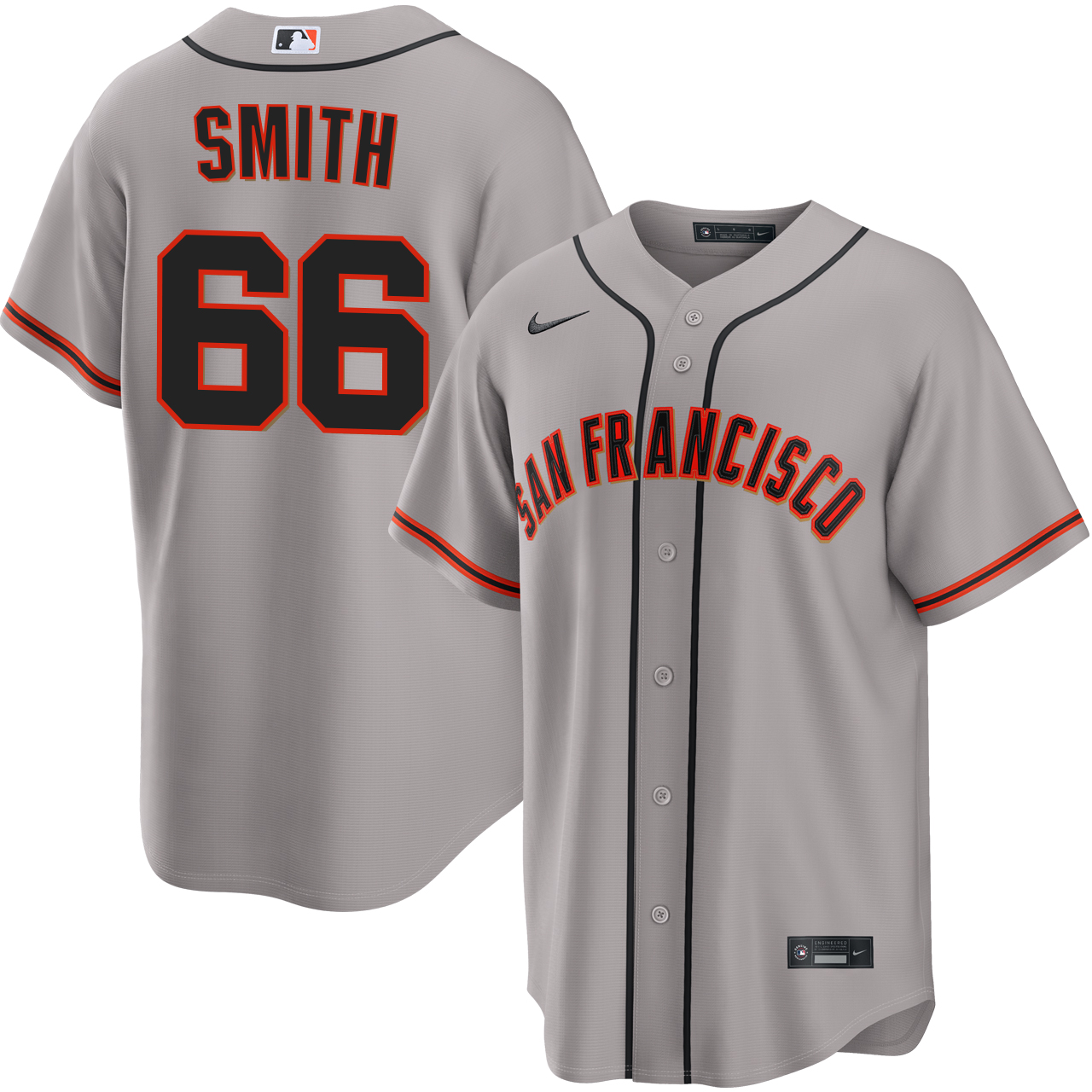 Dylan Smith San Francisco Giants Road Jersey by NIKE® | Official MLB®