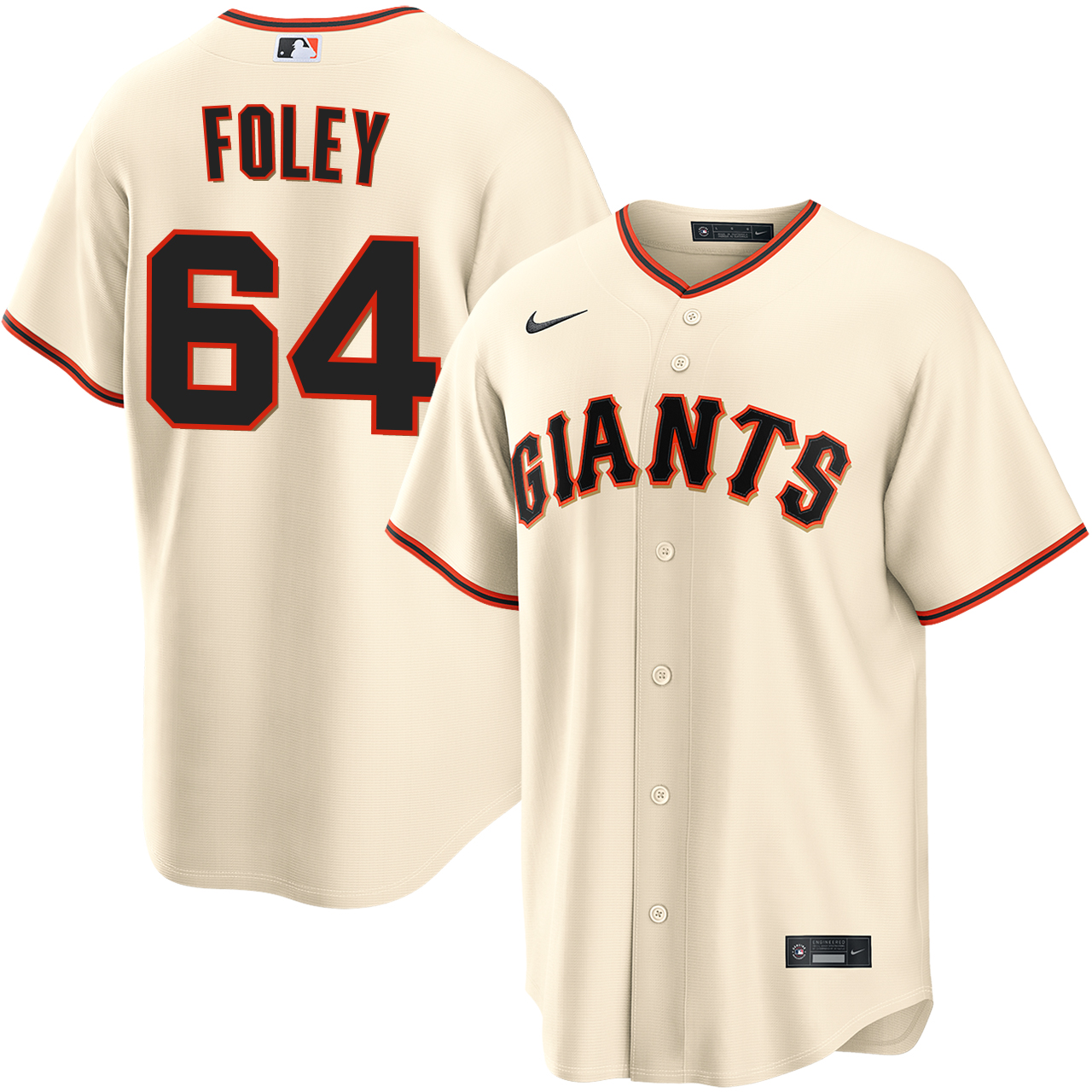 Jason Foley San Francisco Giants Home Jersey by NIKE® | Official MLB®