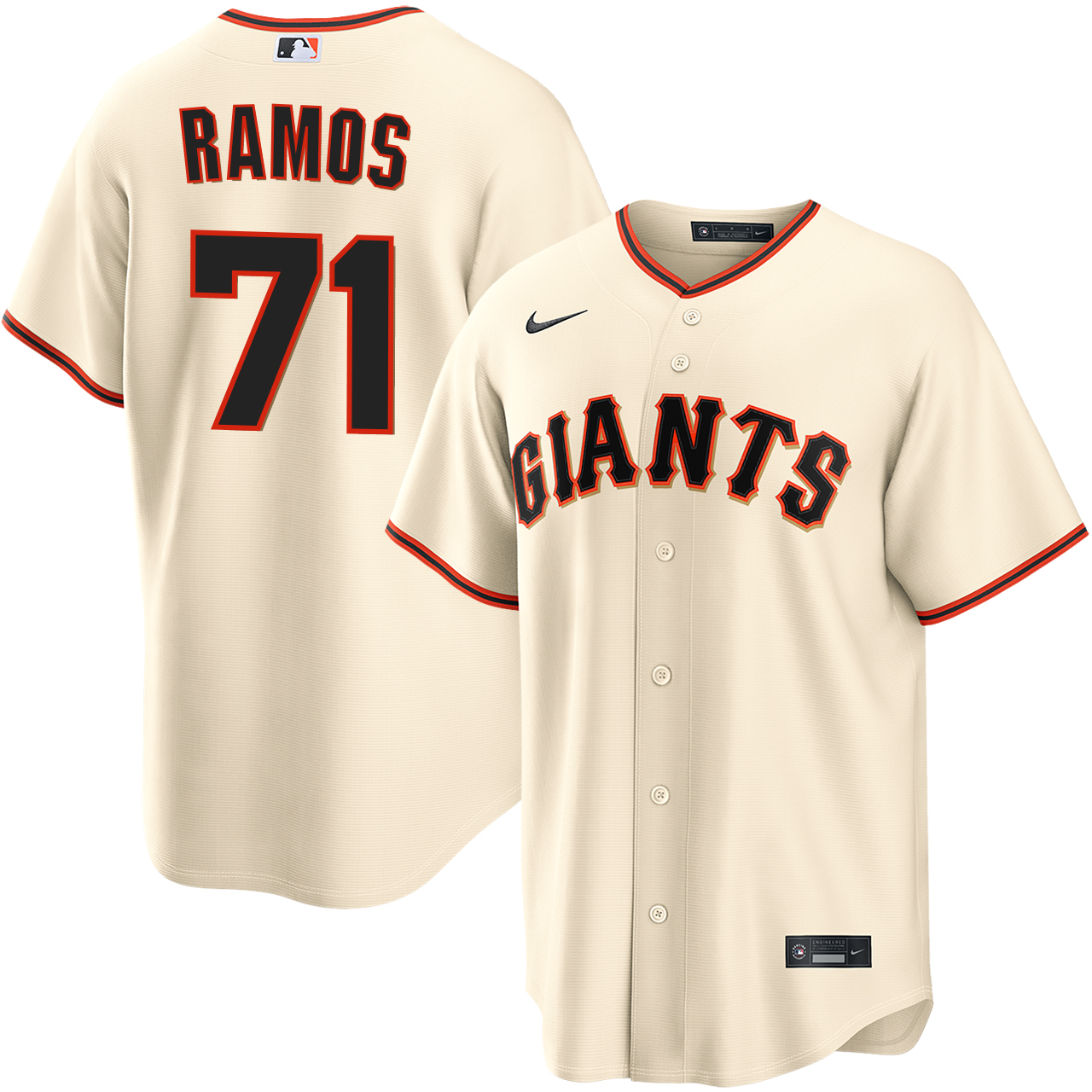 Wilkin Ramos San Francisco Giants Home Jersey by NIKE® | Official MLB®