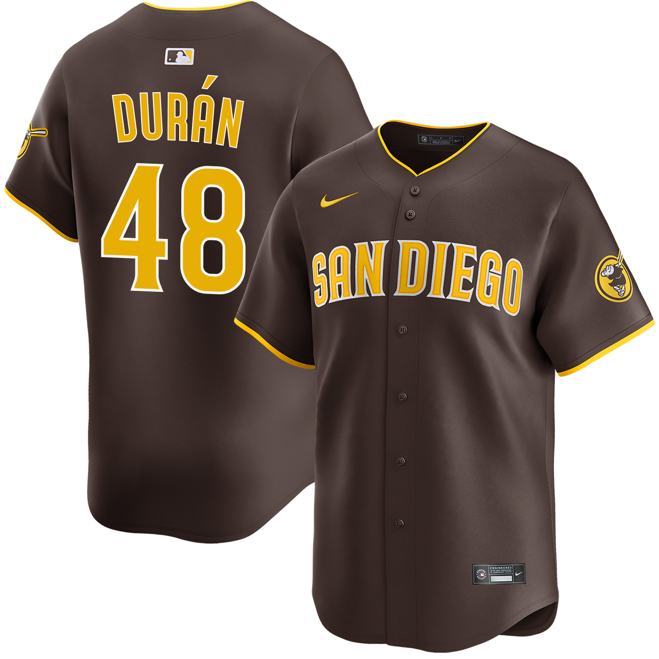 Rodolfo Durán San Diego Padres Road Limited Jersey by NIKE