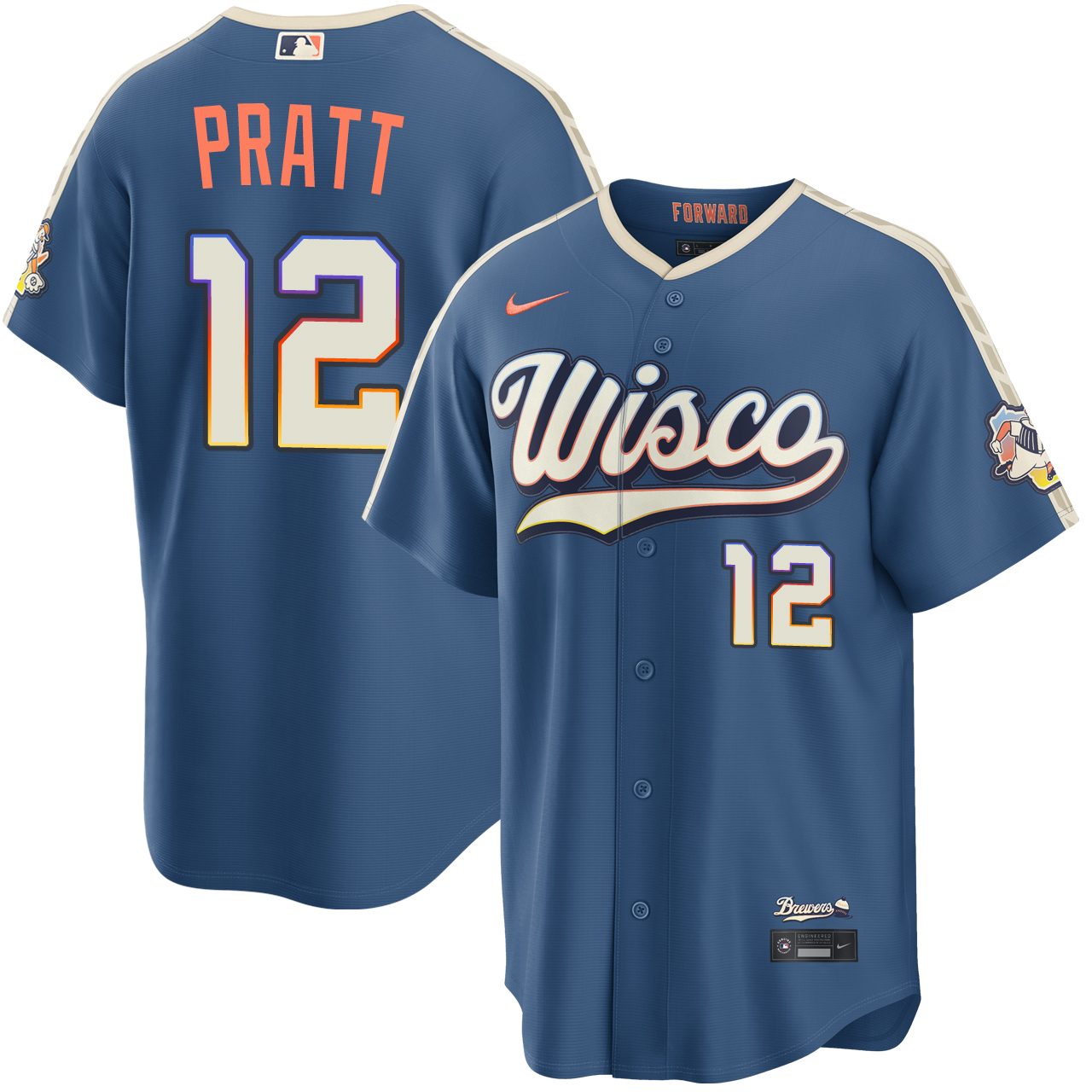 Cooper Pratt Milwaukee Brewers Mineral Blue 2026 City Connect