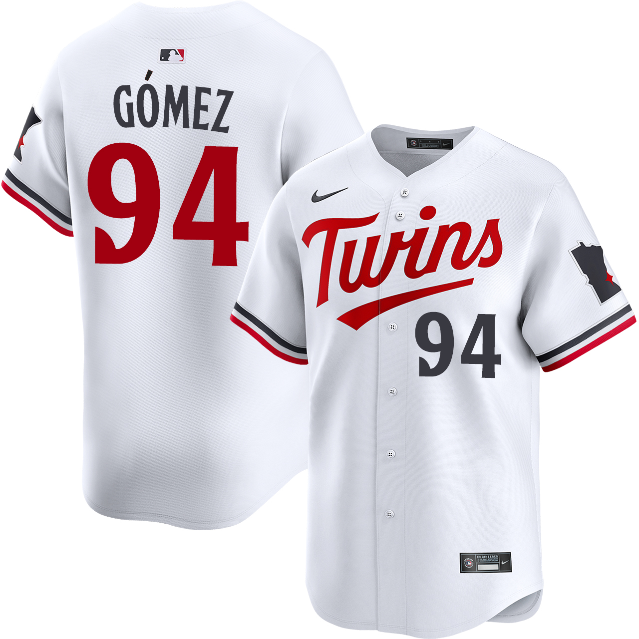 Yoendrys Gómez Minnesota Twins Home Limited Jersey by NIKE