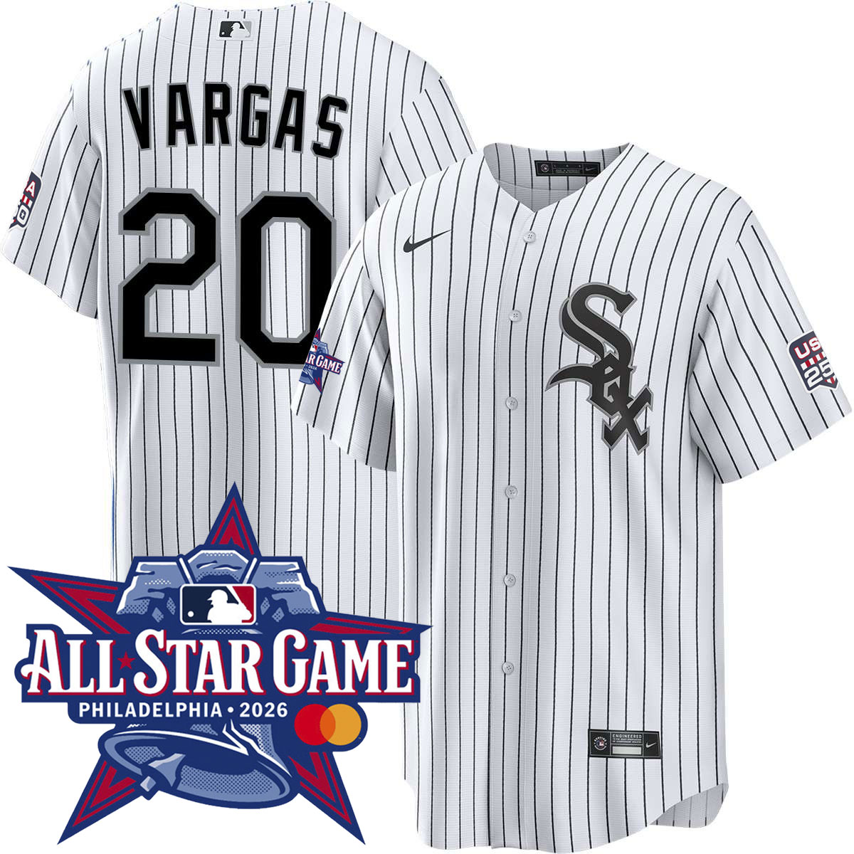 Miguel Vargas Chicago White Sox 2026 All-Star Game Home Jersey by