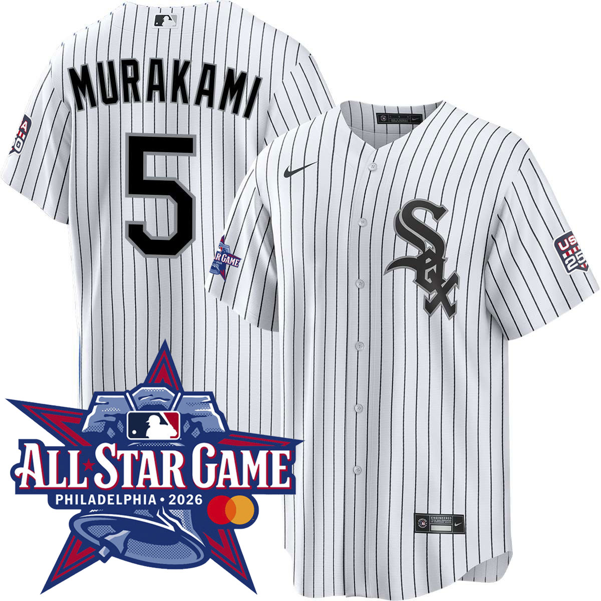 Munetaka Murakami Chicago White Sox 2026 All-Star Game Home Jersey