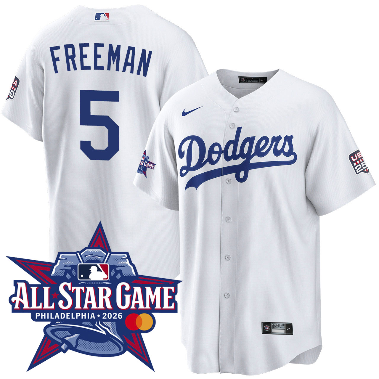 Freddie Freeman Los Angeles Dodgers 2026 All-Star Game Home Jersey