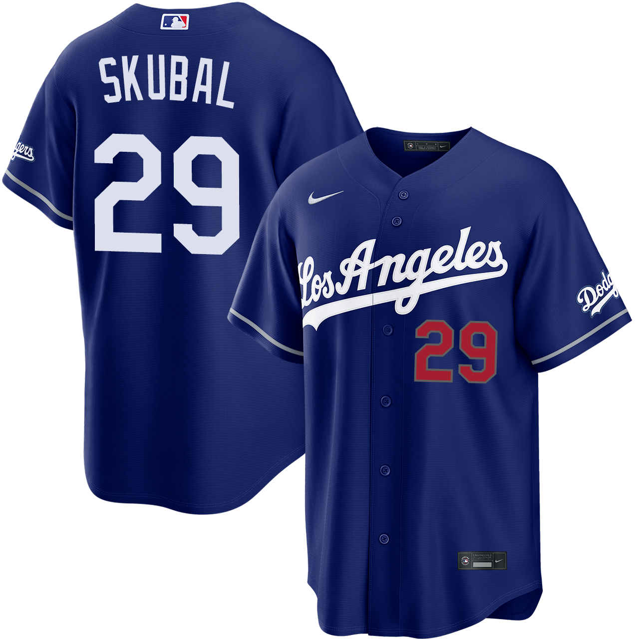 Tarik Skubal Los Angeles Dodgers Alternate Royal Stadium Jersey by