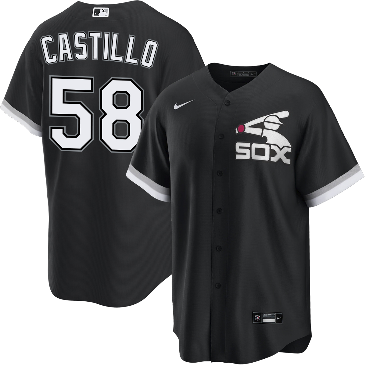 Luis Castillo Chicago White Sox Batterman Jersey by NIKE