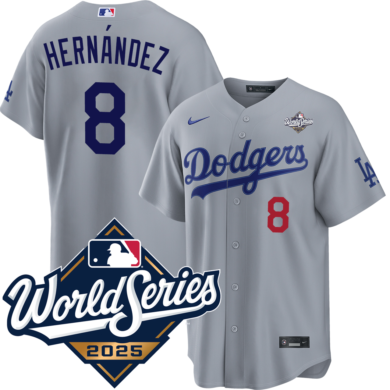 Kiké Hernández Los Angeles Dodgers Road World Series Stadium