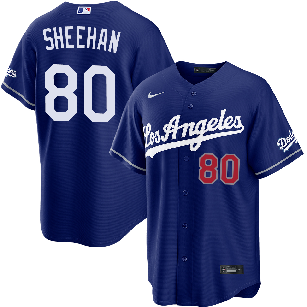 Emmet Sheehan Los Angeles Dodgers Alternate Royal Stadium Jersey