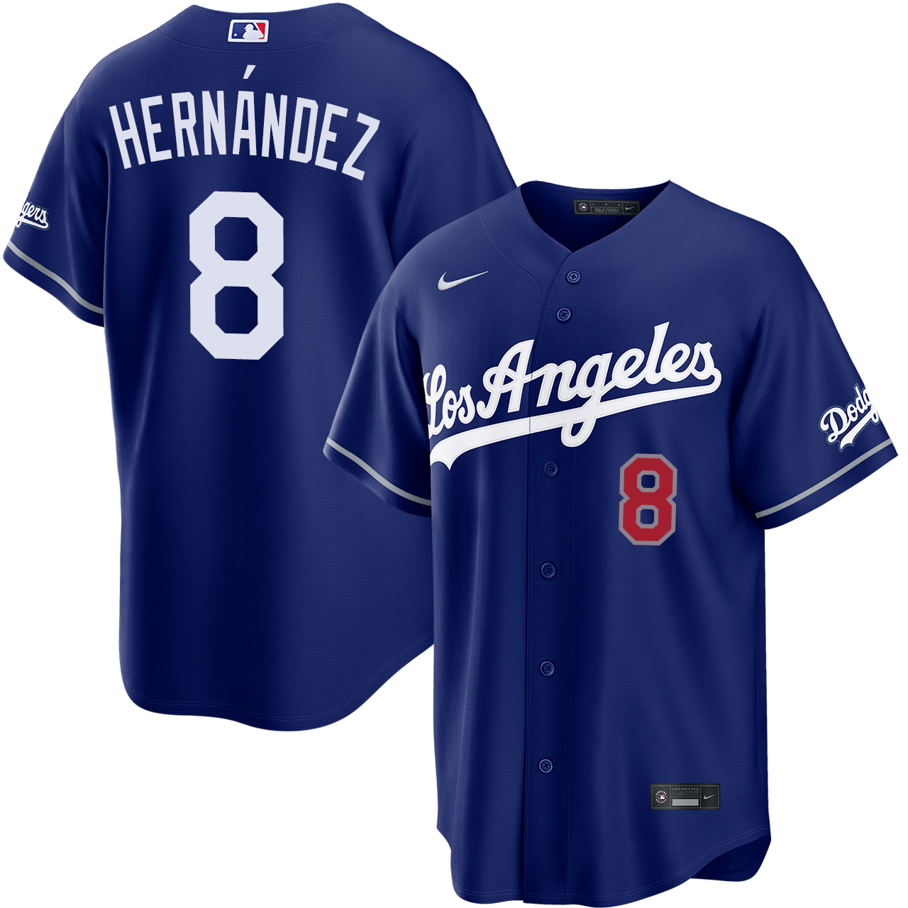 Kiké Hernández Los Angeles Dodgers Alternate Royal Stadium Jersey