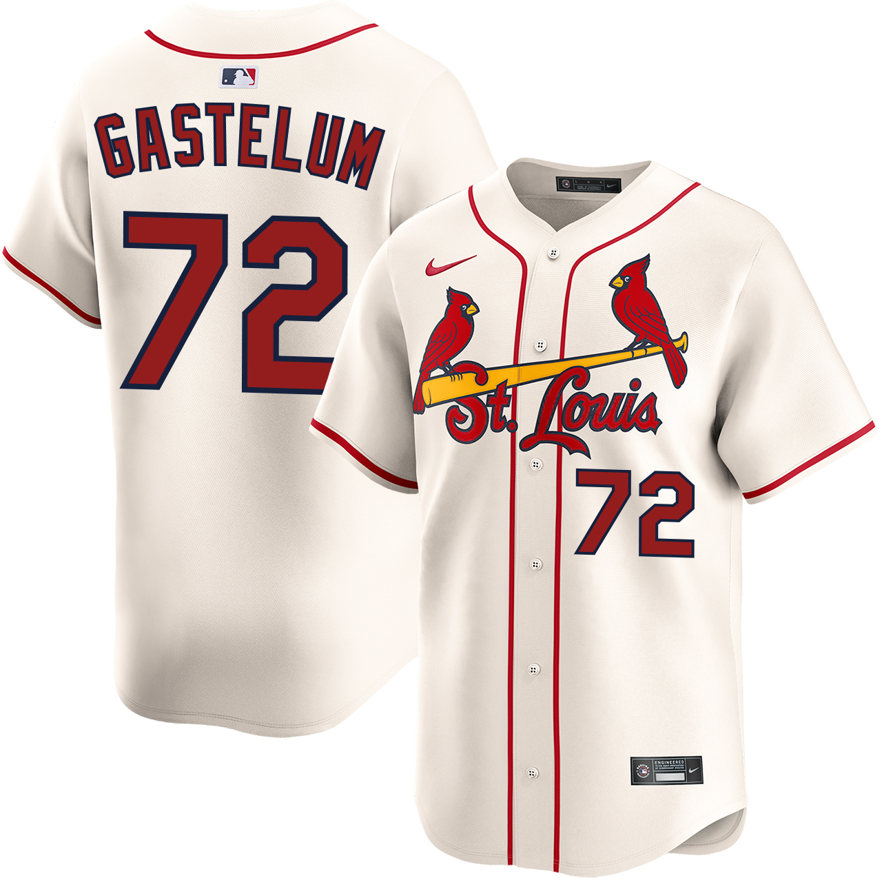 Luis Gastelum St. Louis Cardinals Alternate Cream Limited Jersey