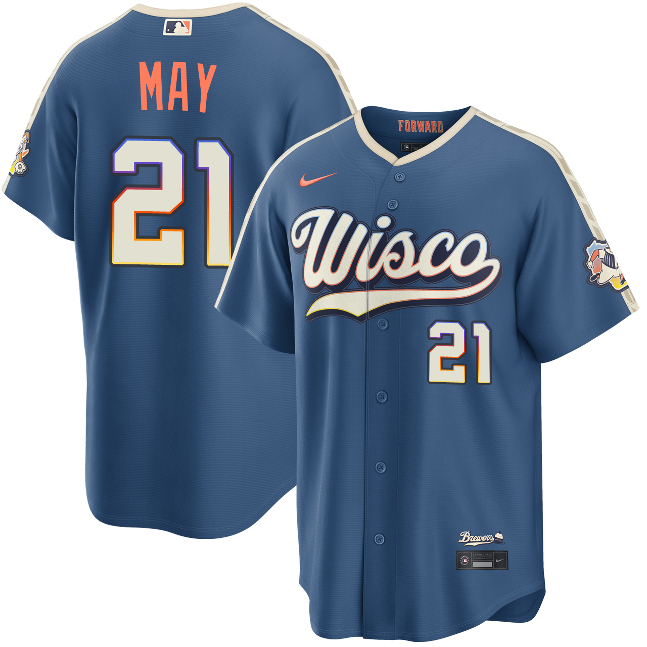 Dustin May Milwaukee Brewers Mineral Blue 2026 City Connect