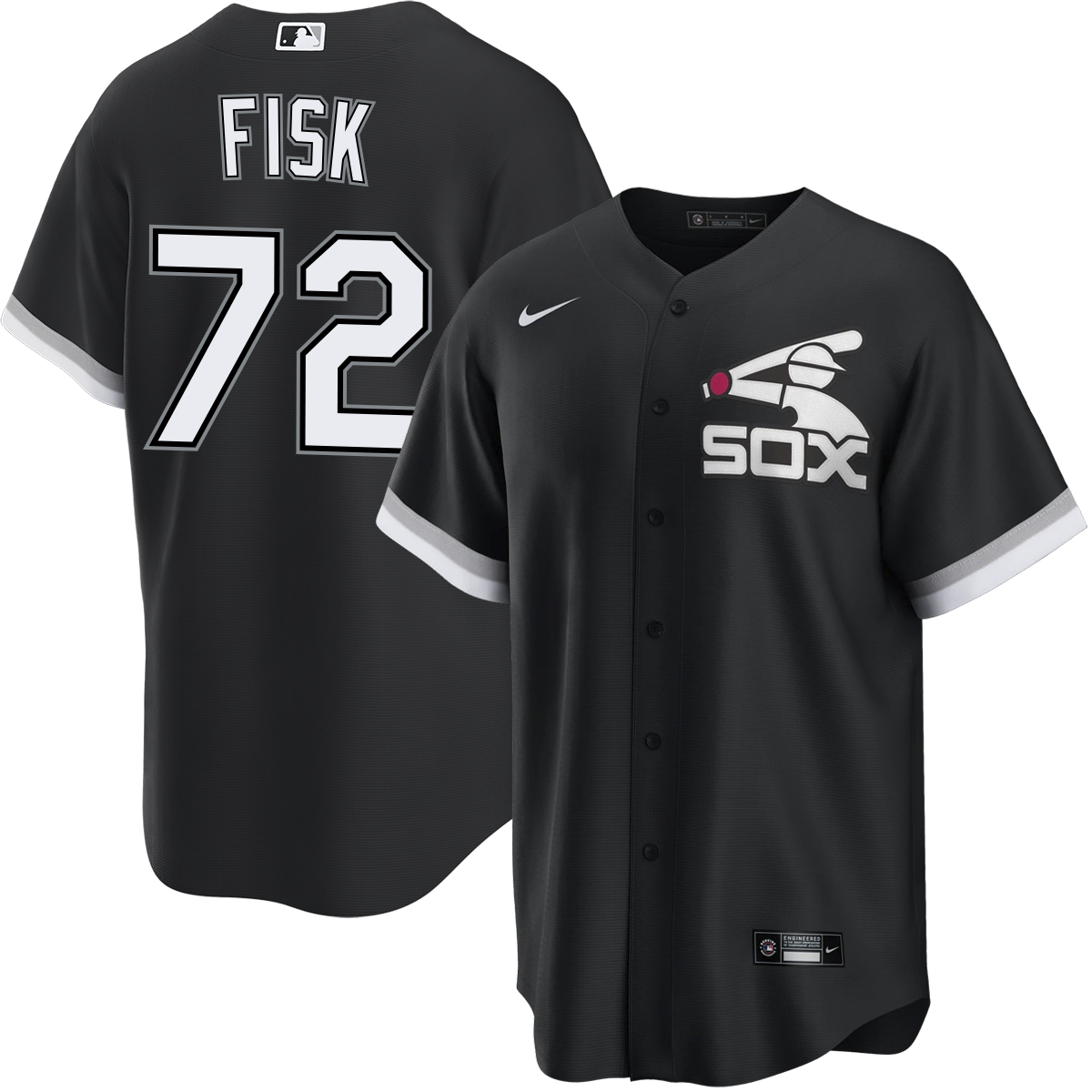 応援グッズ Carlton Fisk 72 White Sox Jersey Carlton Fisk Jerseys | Sox MLB Apparel