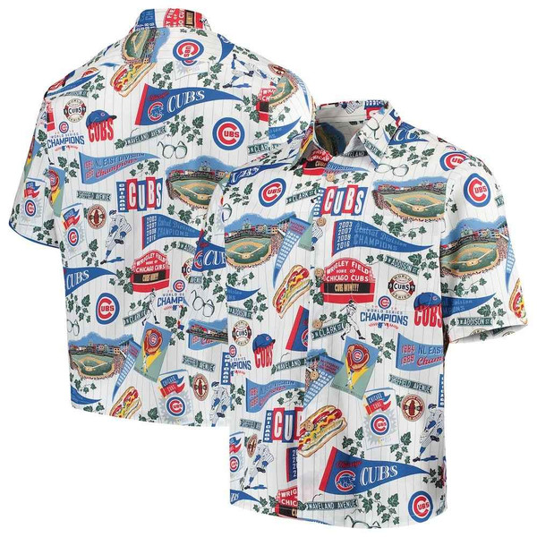 Chicago Cubs Hawaiian Cotton Shirt Limited Edition by Reyn Spooner