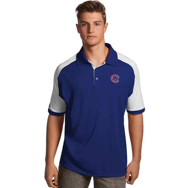 Antigua Cubs Bear Blue Polo size XL