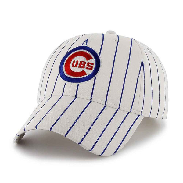 Chicago Cubs Kids Adjustable Pinstripe Logo Cap by '47