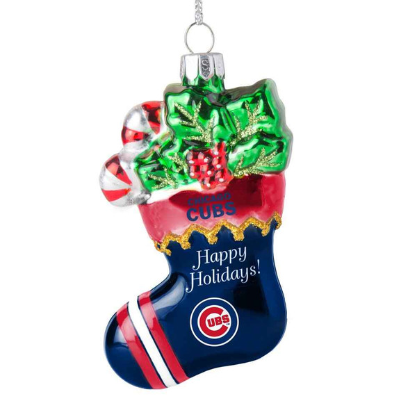 glitter ornament Chicago Cubs Christmas Ornament Cubs Christmas Ornament