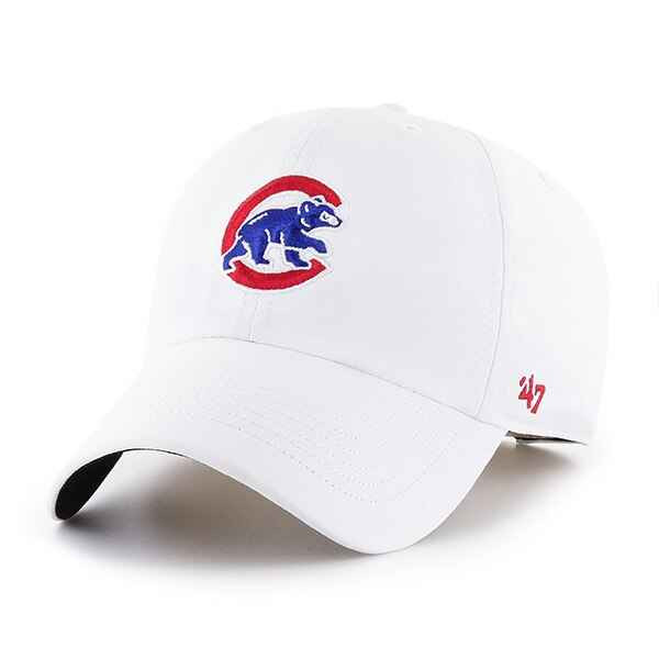 Chicago Cubs Khaki Adjustable 'Crawling Bear' Cap by '47